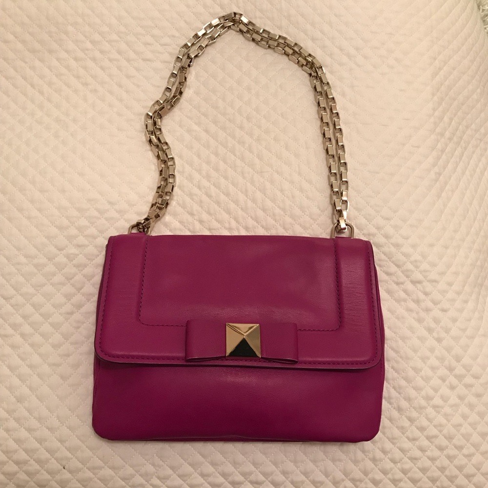 Purple Kate Spade Bow Purse
